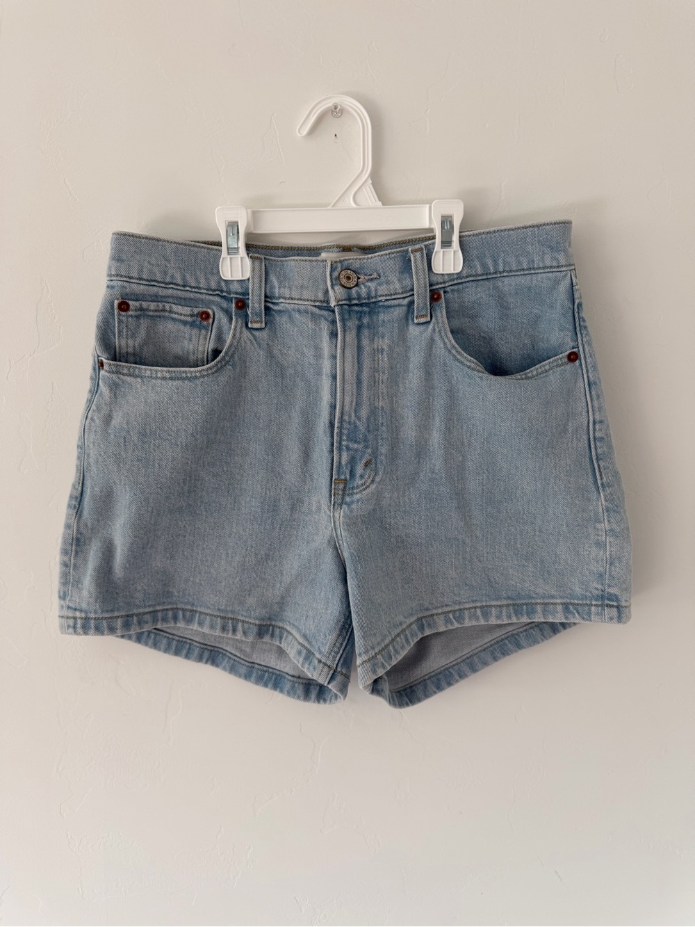 Abercrombie & Fitch High-Rise Denim Shorts
